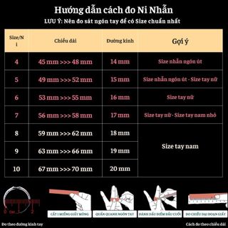 NHẪN BỆN XÍCH THÉP TITAN