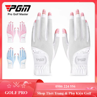 Găng tay golf nữ hở ngón PGM bám gậy tốt hàng chính hãng 1 đôi ST032