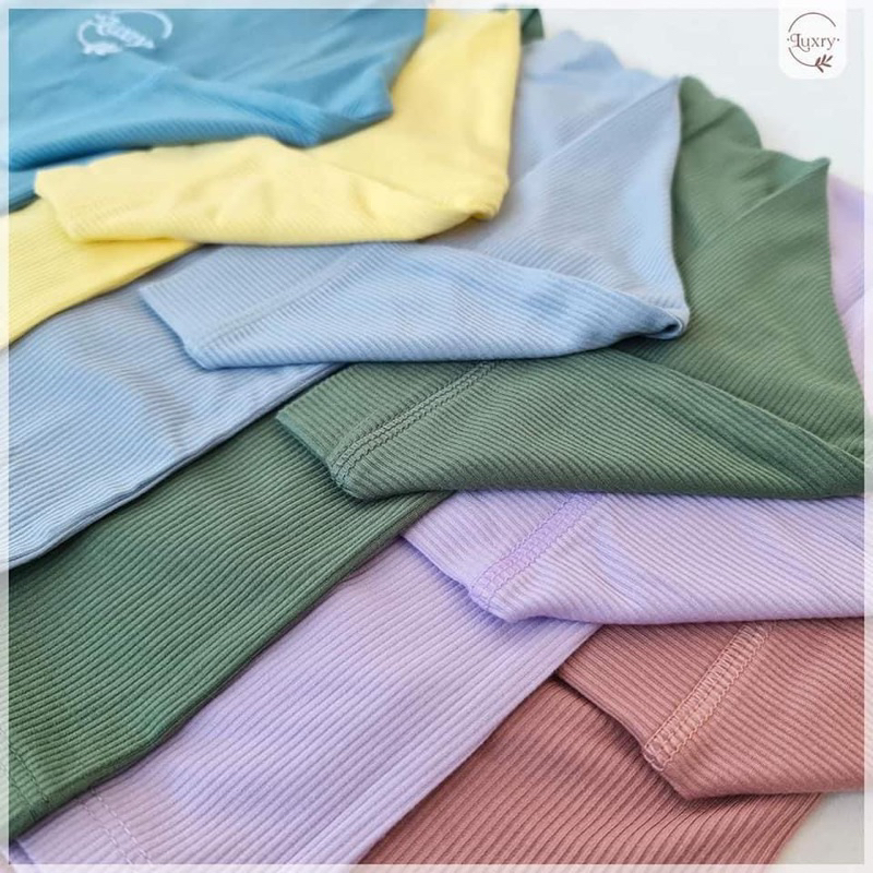 Bộ dài tay Luxry vải sợi tre gân tăm cao cấp cho bé trai bé gái