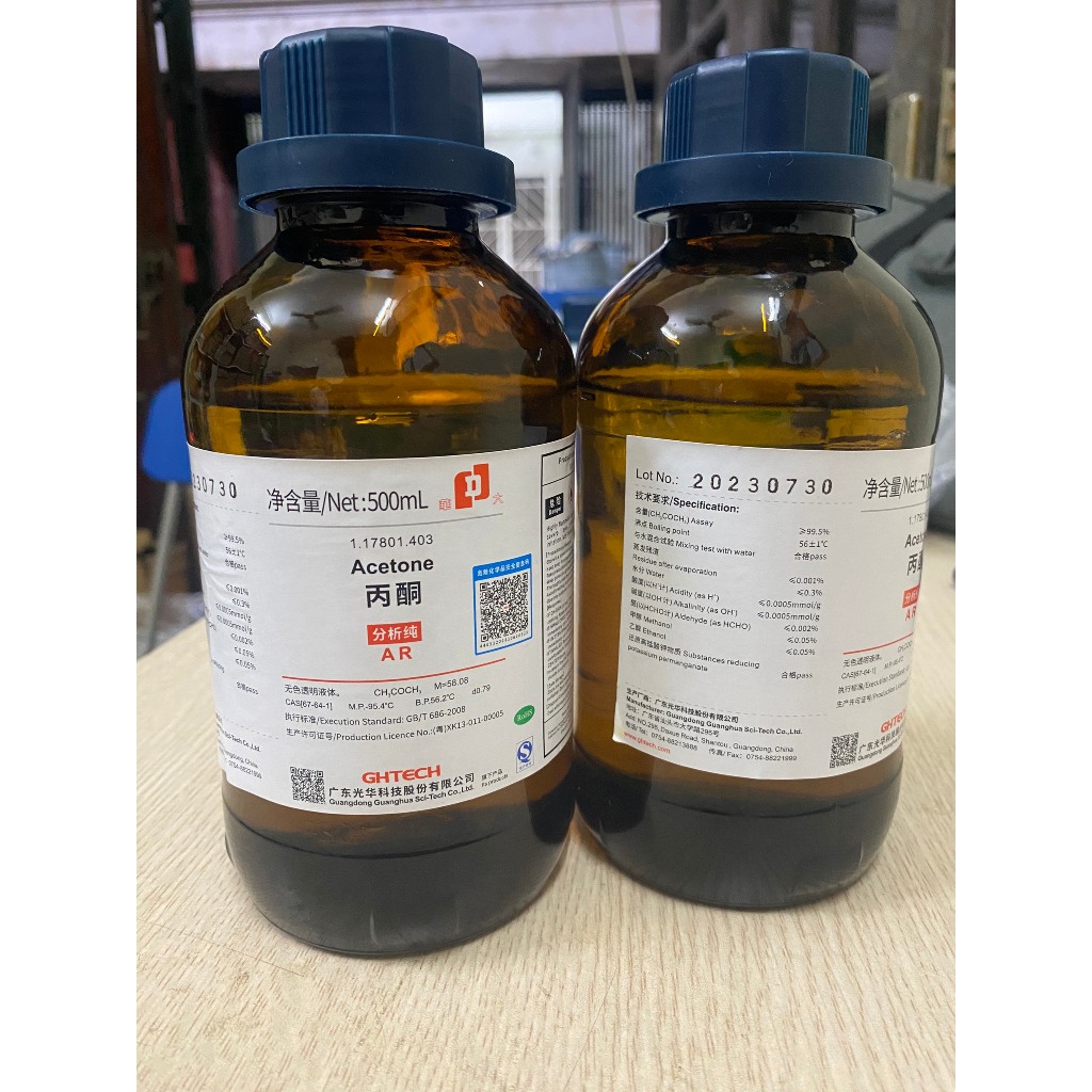 Hóa Chất Acetone  nguyên chất tới 99.5%