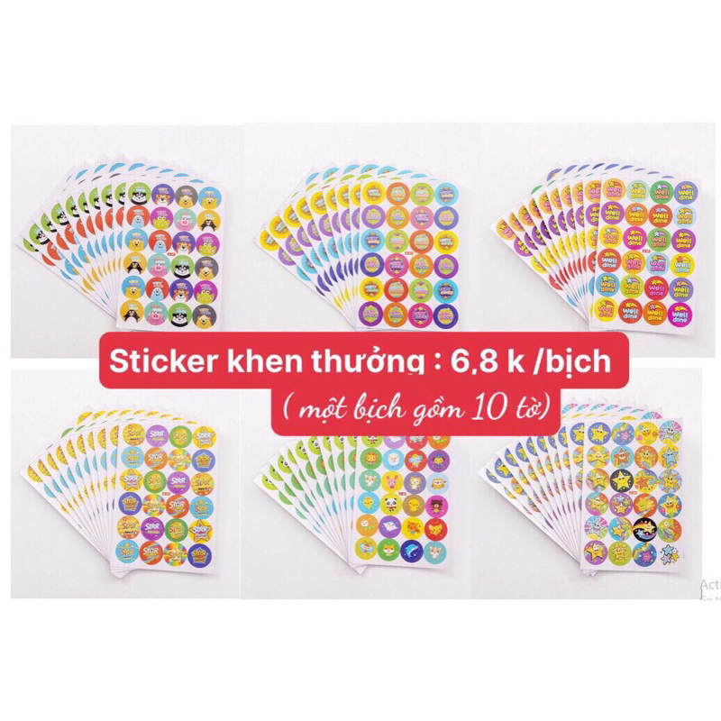 ticker khen thưởng 6,8k