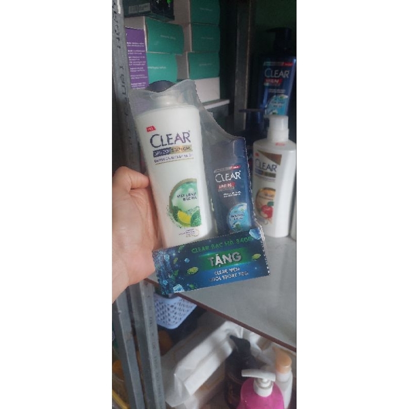 DẦU GỘI ĐẦU TRỊ GÀU CLEAR THÁI BẠC HÀ