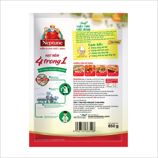 Hạt nêm Neptune 4 trong 1 850g