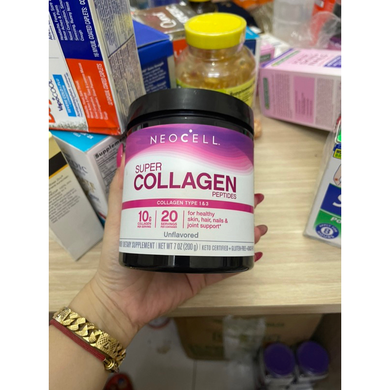 Thanh lý bột collagen neocell bị bong seal như hình