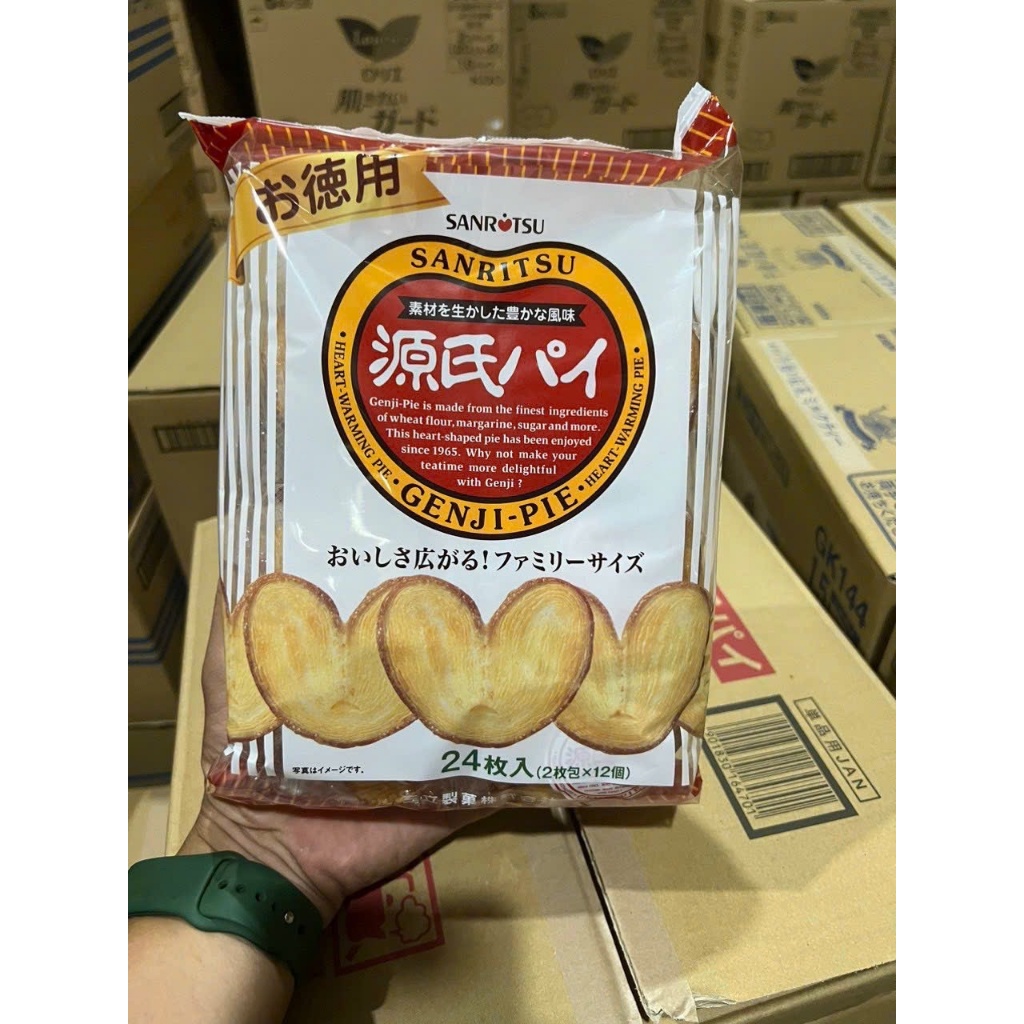 Bánh quy bơ nướng Sanritsu 240g/túi 24chiếc/túi) và 120g