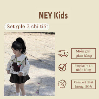 Set gile nhím 3 chi tiết xinh xắn