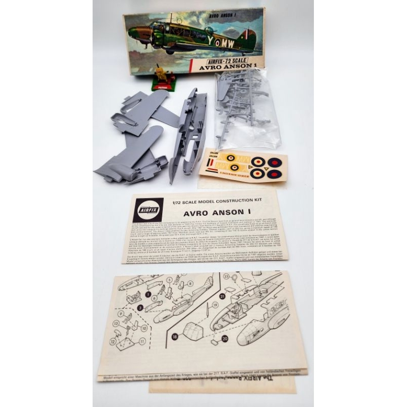 Mô hình quân sự, 1: 72 Airfix 1963 England, máy bay Avro Anson 1