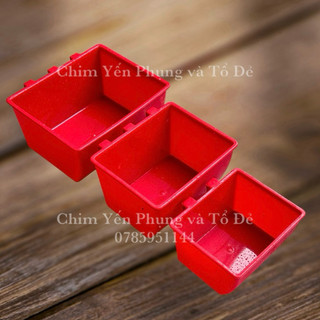 Máng ăn nhựa dày [3 cỡ] cho Chim Cảnh, Gà Đá, Bồ Câu...