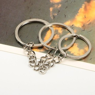 Set 10 khoen móc khóa 25mm làm đồ handmade