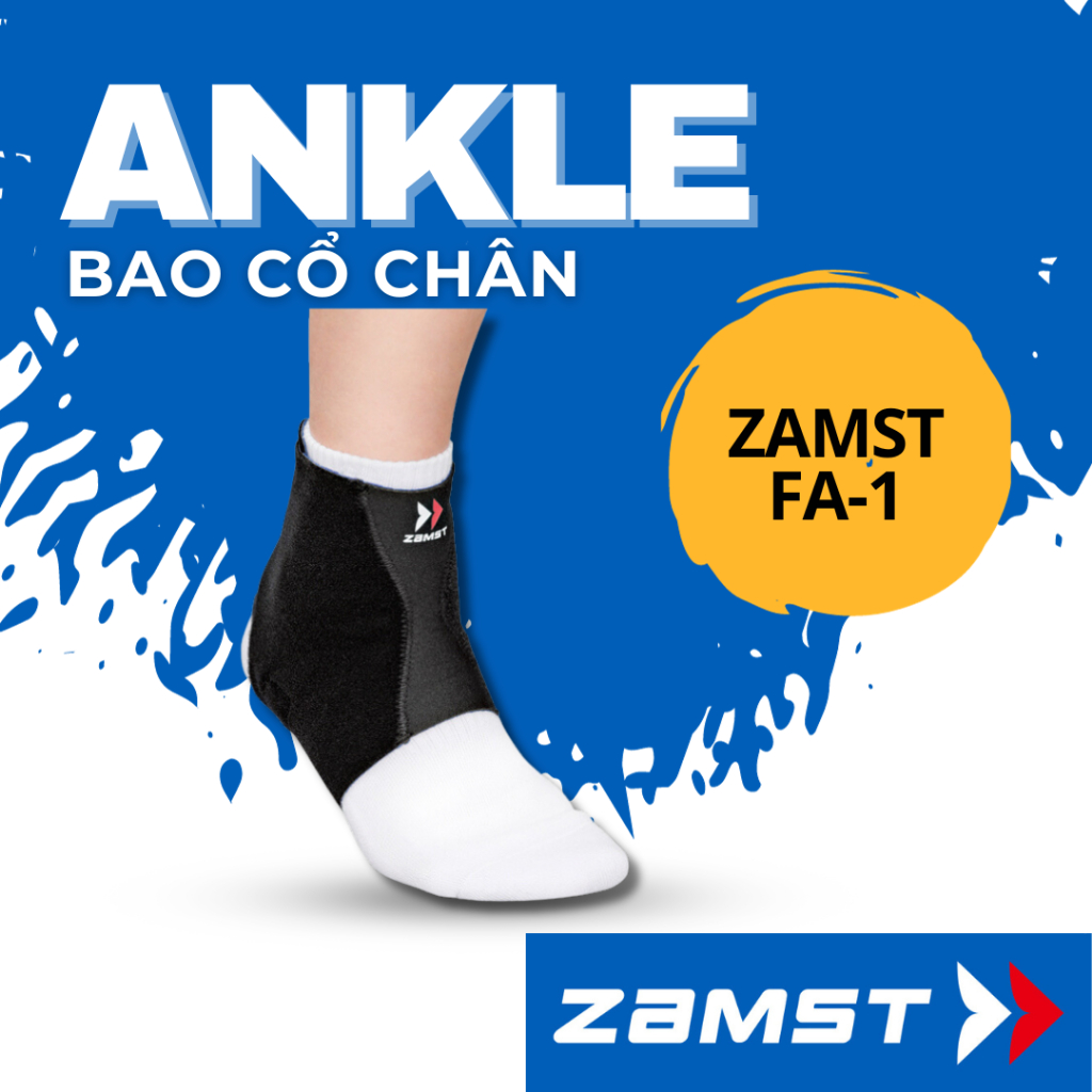 Đai hỗ trợ bảo vệ mắt cá chân ZAMST chính hãng FA-1