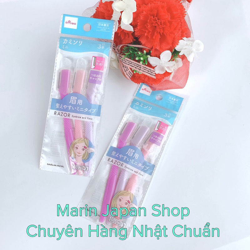 Dao cạo chân mày, lông mày , lông mặt Razor Nhật Bản