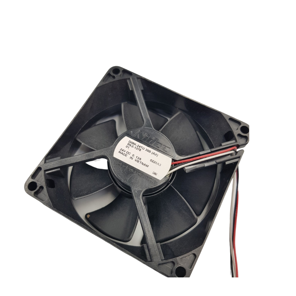 Quạt tản nhiệt 24V 8x8x2.5CM 3 dây 2.0MM dòng 0.13A Nidec chính hãng D08K-24TU - ShopLinhKienHT