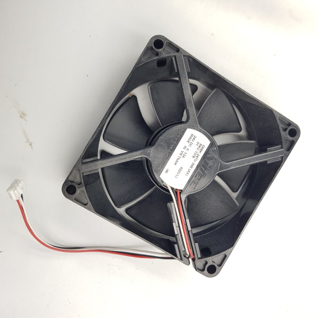 Quạt tản nhiệt 24V 8x8x2.5CM 3 dây 2.0MM dòng 0.13A Nidec chính hãng D08K-24TU - ShopLinhKienHT