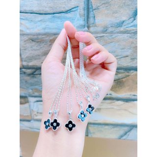 Dây chuyền cỏ 4 lá kiểu mới , bạc 925 - đại phát store