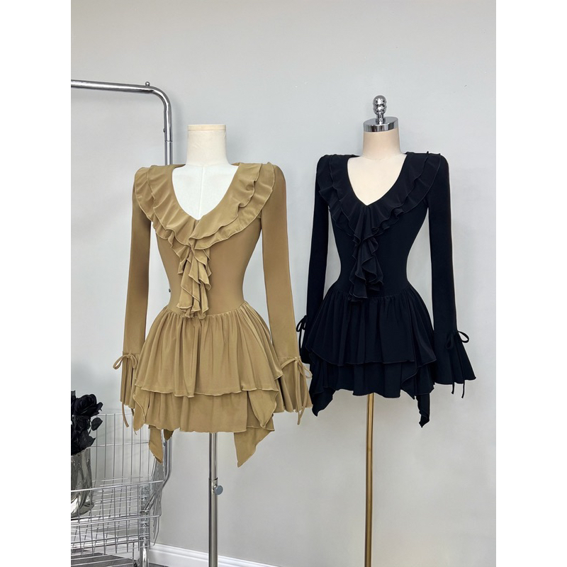 👗 ĐẦM XOÈ BÈO TAY LOE