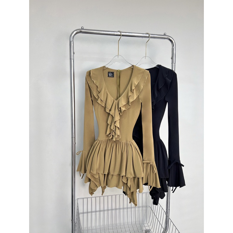 👗 ĐẦM XOÈ BÈO TAY LOE