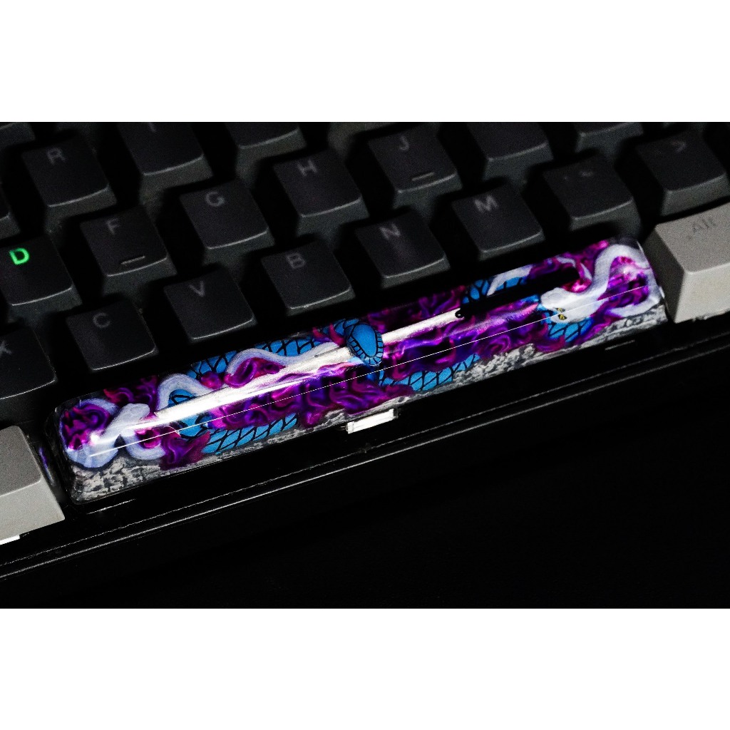 Sasuke 6.25U spacebar keycap, nút bàn phím Naruto