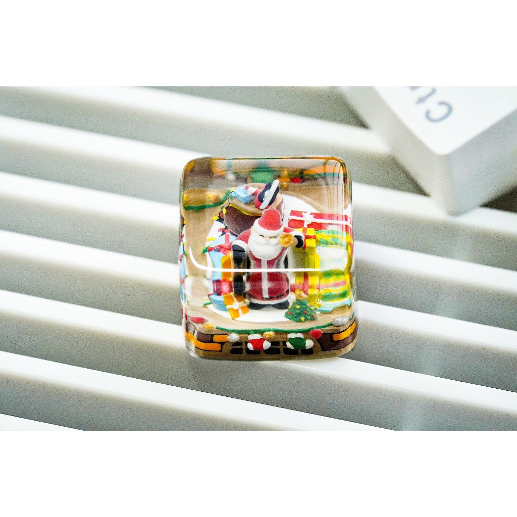 Keycap ông già Noel , quà tặng giáng sinh, keycaps Artisan