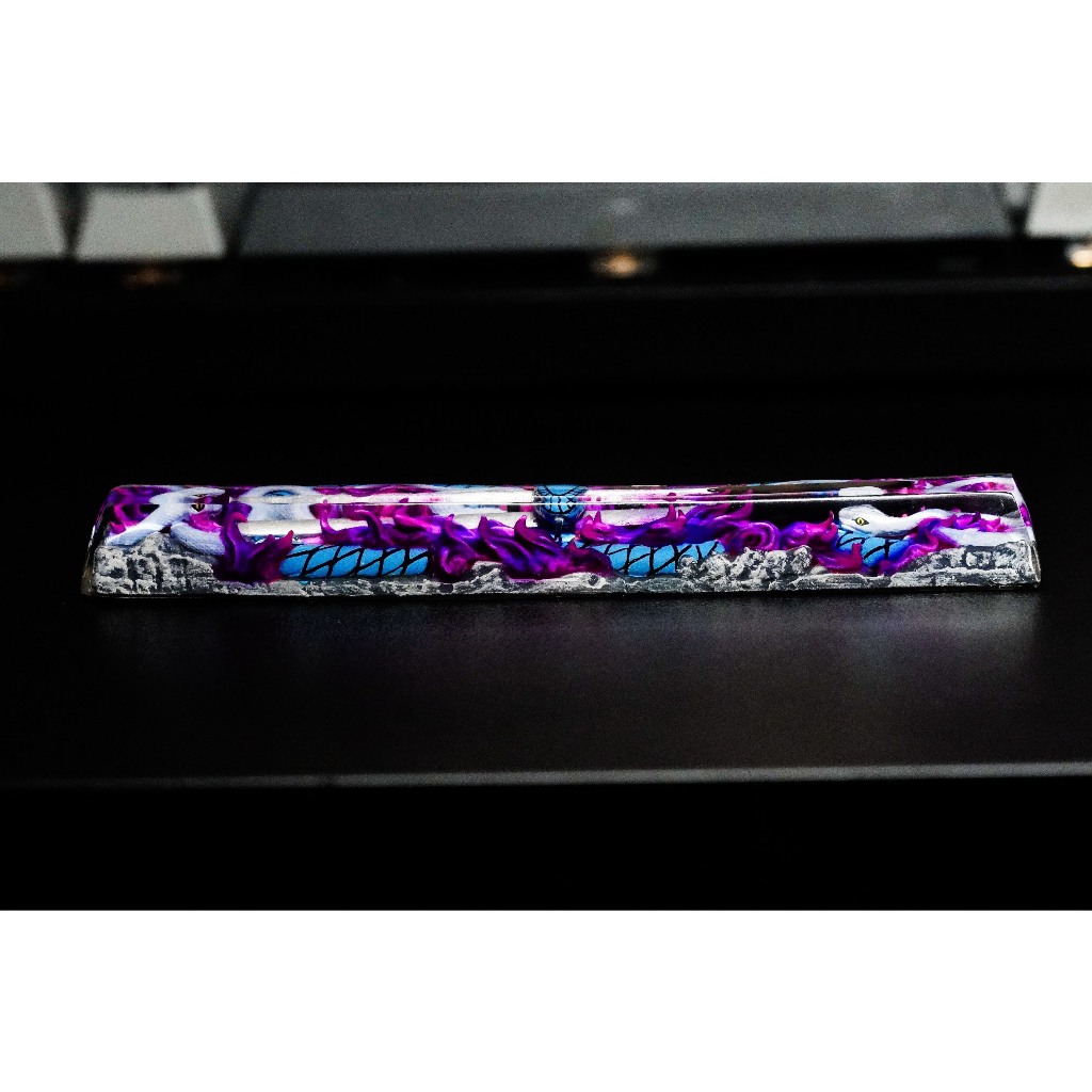 Sasuke 6.25U spacebar keycap, nút bàn phím Naruto