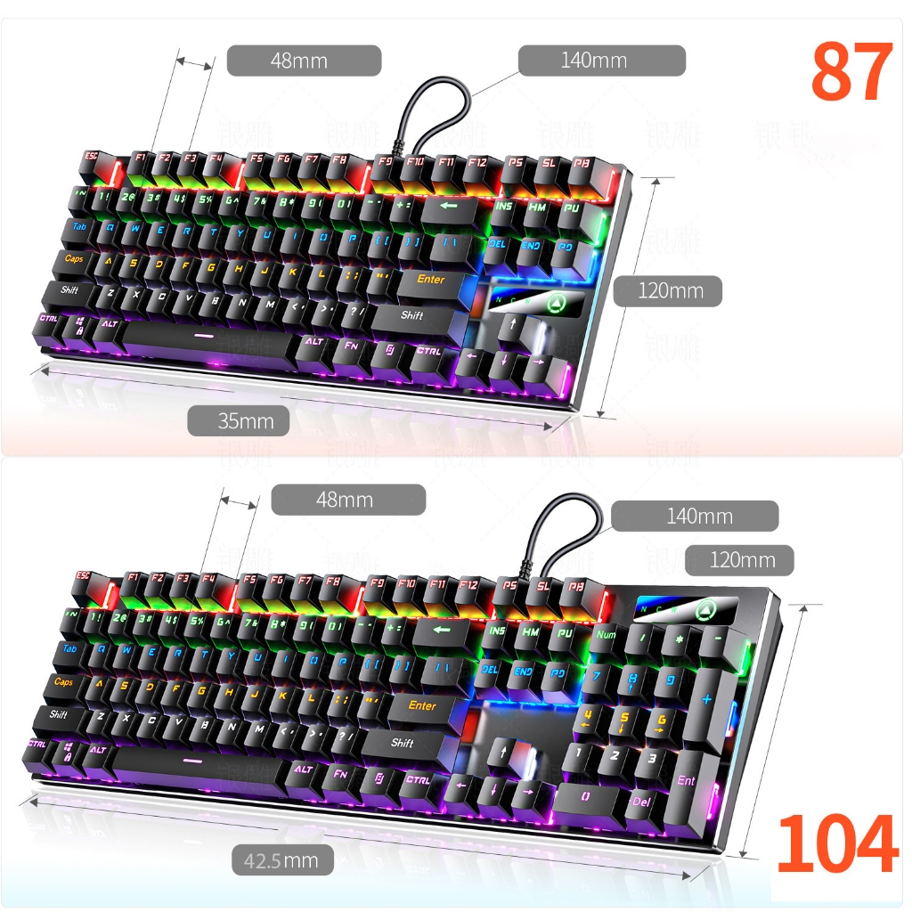 Bàn Phím Cơ SPEEDX Sử Dụng Blue Switch Và Red Switch Có HotSwap KeyBoard Layout TKL 87 63 104 Phím Leb RGB RainBow