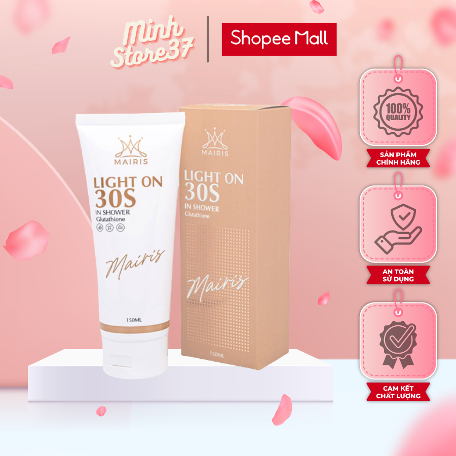 Tắm trắng 30s Mairis THANH MỘC HƯƠNG chính hãng tuýp 150ml làm trắng tẩy tế bào chết dưỡng da mịn màng