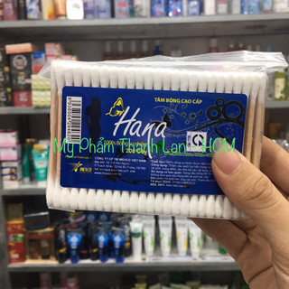 Tăm bông thân gỗ hana bịch 200 cây