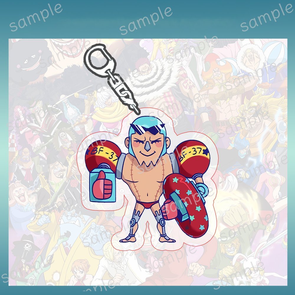 Móc khóa ONE PIECE ver PHAO ĐI BIỂN Đảo hải tặc mica trong acrylic in hình anime chibi quà tặng độc đáo