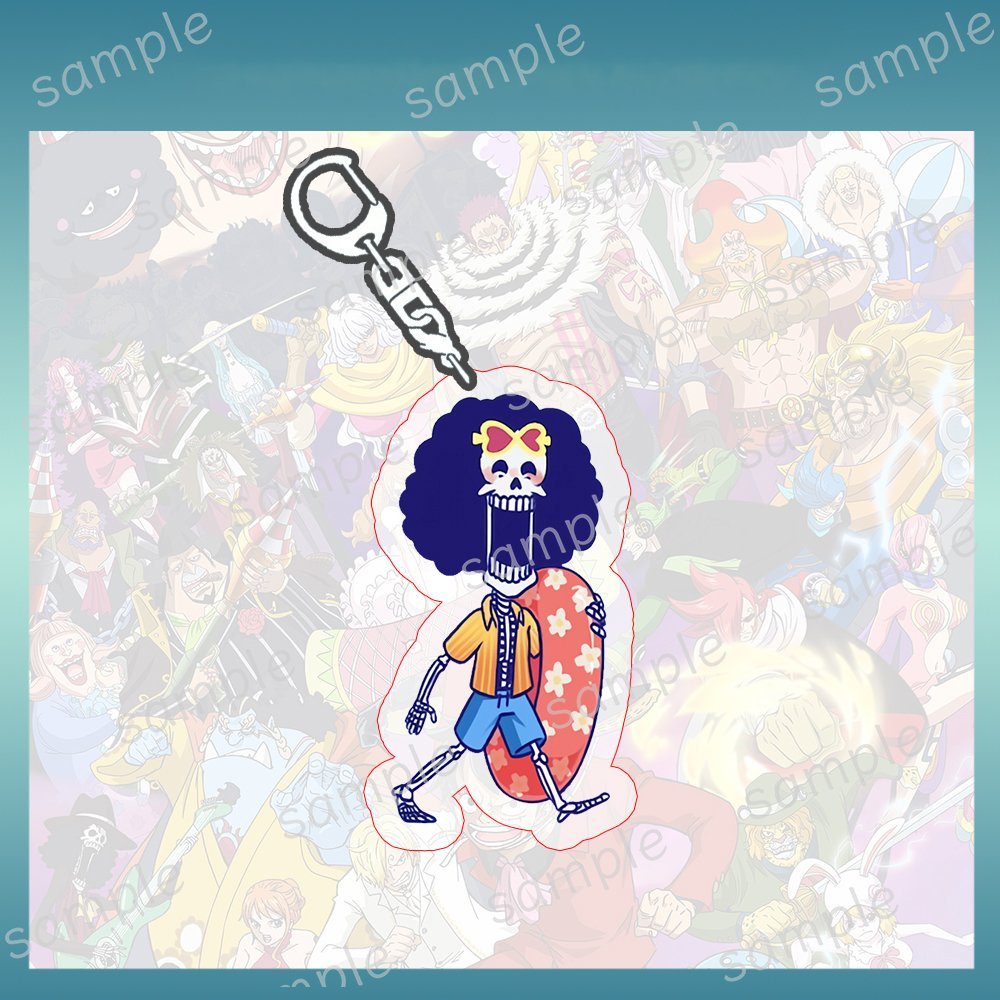 Móc khóa ONE PIECE ver PHAO ĐI BIỂN Đảo hải tặc mica trong acrylic in hình anime chibi quà tặng độc đáo