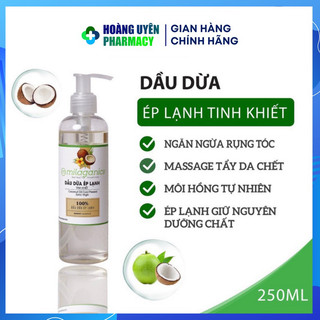 Dầu dừa milaganics ép lạnh 250ml