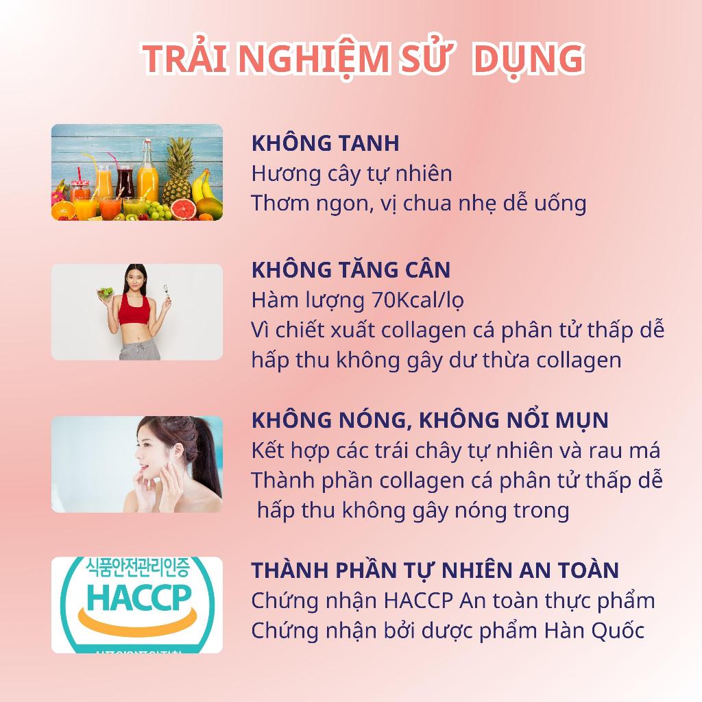 Nước Uống The Collagen 5500mg Hàm Lượng Cao Collagen Giúp Sáng Da, Mờ Nám, Căng Bóng, Chậm Lão Hóa 14 Lọ