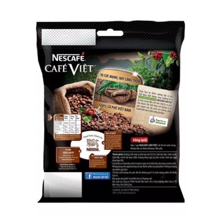 Cà phê hòa tan NESCAFÉ CAFÉ VIỆT cà phê đen đá (túi 35 gói x 16g)