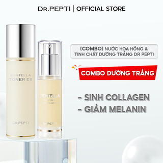 [Combo] Nước Hoa Hồng Dr.Pepti Centella Toner EX 180ml  & Tinh chất dưỡng trắng Dr Pepti Centella Dark Sp