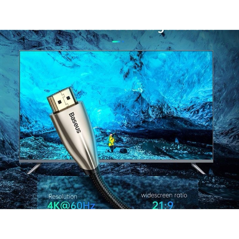 Cáp dài 3m Baseus HDMI 4K 60Hz High Speed Male to Male 2.0
