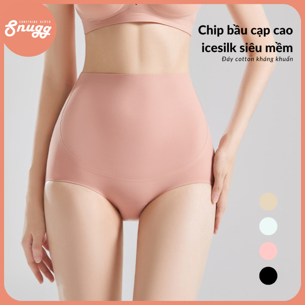 Chip bầu cạp cao icesilk siêu mềm mịn - đáy cotton kháng khuẩn - Snugg SNU2201