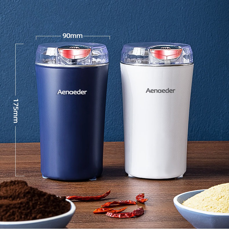 Máy Xay Hạt Khô Máy Nghiền Mini Cầm Tay Xay Bột Khô Đậu Nành Hạt Ngũ Cốc Cafe Siêu Mịn