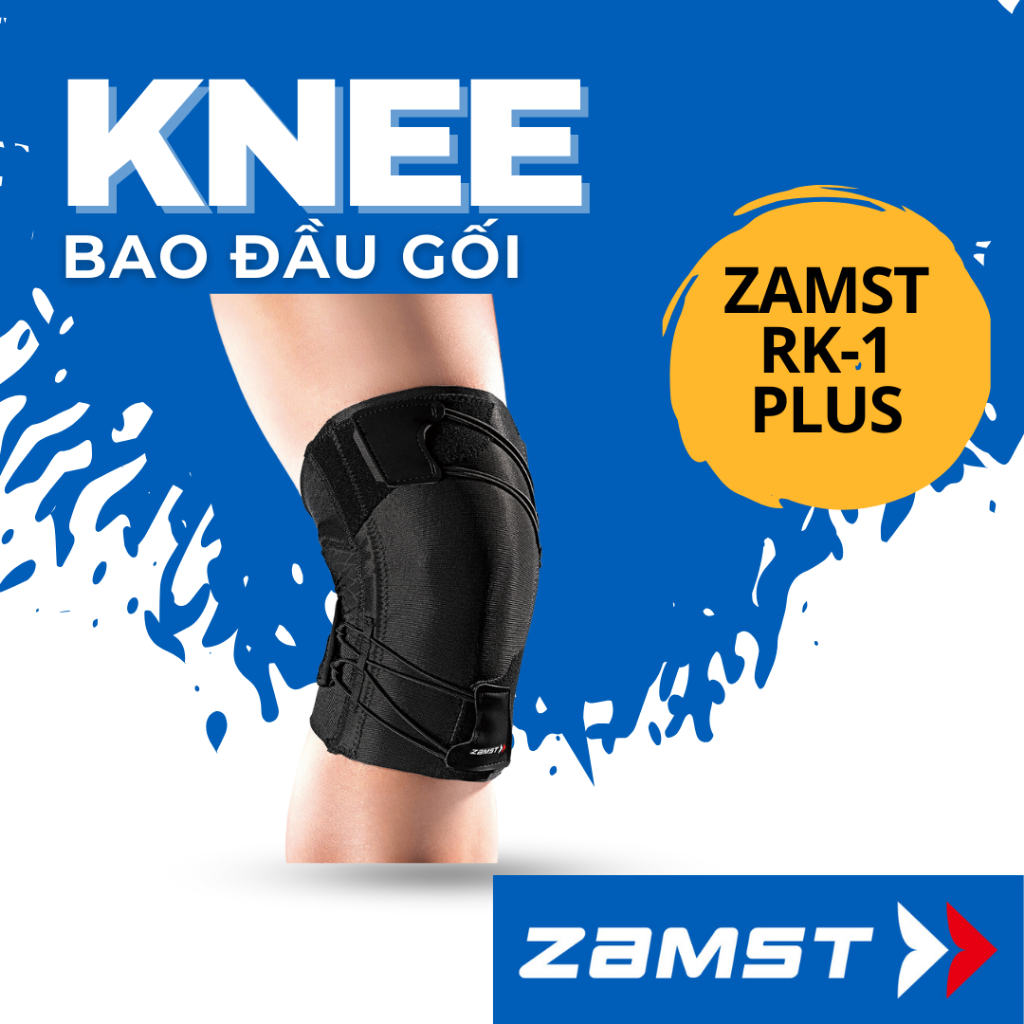 Đai hỗ trợ bảo vệ đầu gối ZAMST chính hãng RK-1 Plus