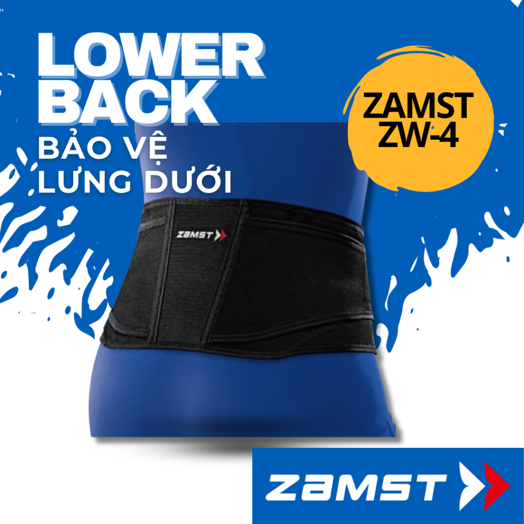 Đai lưng, bảo vệ thắt lưng, hỗ trợ cột sống ZAMST chính hãng ZW-4