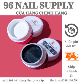 Gel Vẽ Móng Fengshangmei - Gel Vẽ Đặc, Lên Chuẩn Màu Vẽ Cọ Nét - Cọ Bản, Gel Vẽ Trắng Đen [ Lẻ Hũ ]