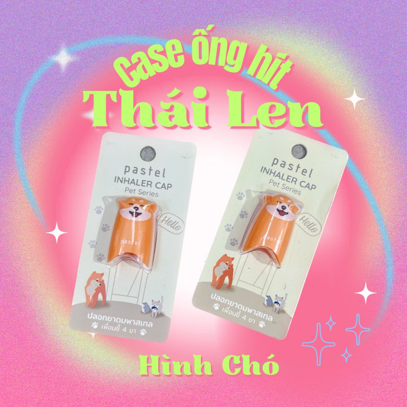 Case Trang Trí Ống Hít Mũi Pastel Thái Lan