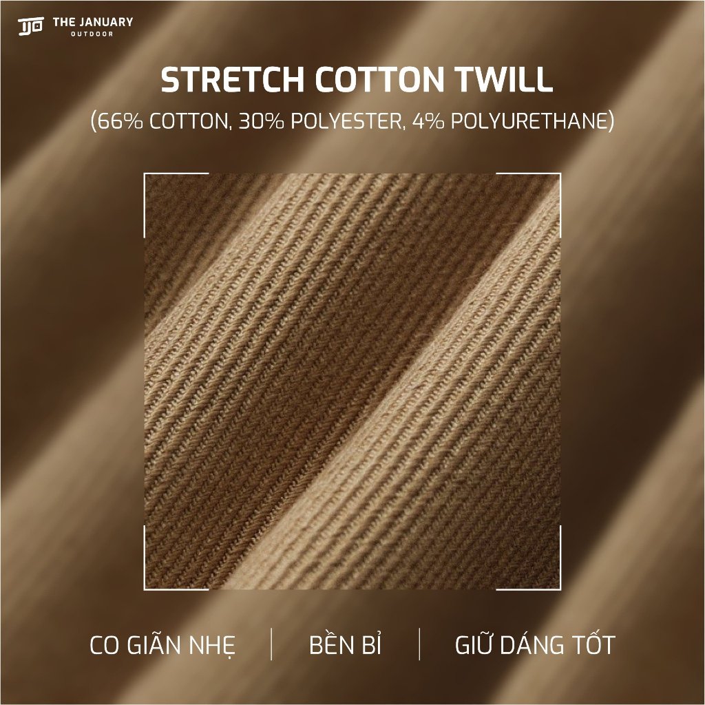 Quần shorts cargo nam TJO quần đùi túi hộp may chéo cách điệu năng động TERRAIN CARGO SHORTS TJO3SS6