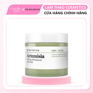 Bông Cấp Ẩm Làm Mềm Da Bring Green Artemisia Calming Ph Balanced Toner Pads 75 Miếng