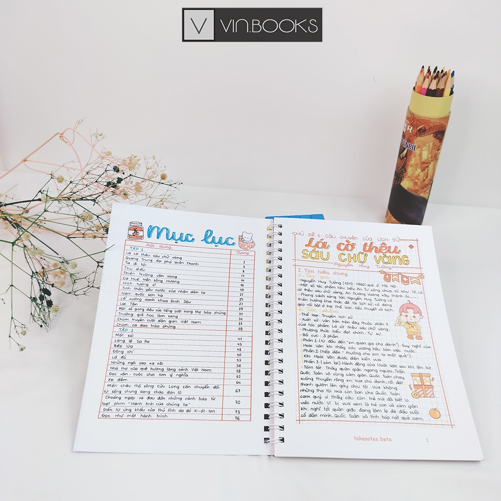 Sổ Tay Môn Văn Lớp 8 Kết Nối - Khổ Giấy A 5