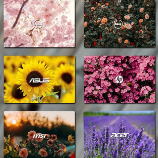 Dán laptop PSKIN mẫu Flower cho các loại máy Macbook, Dell, Hp, Sony, Lenovo, Asus, MSI, Acer