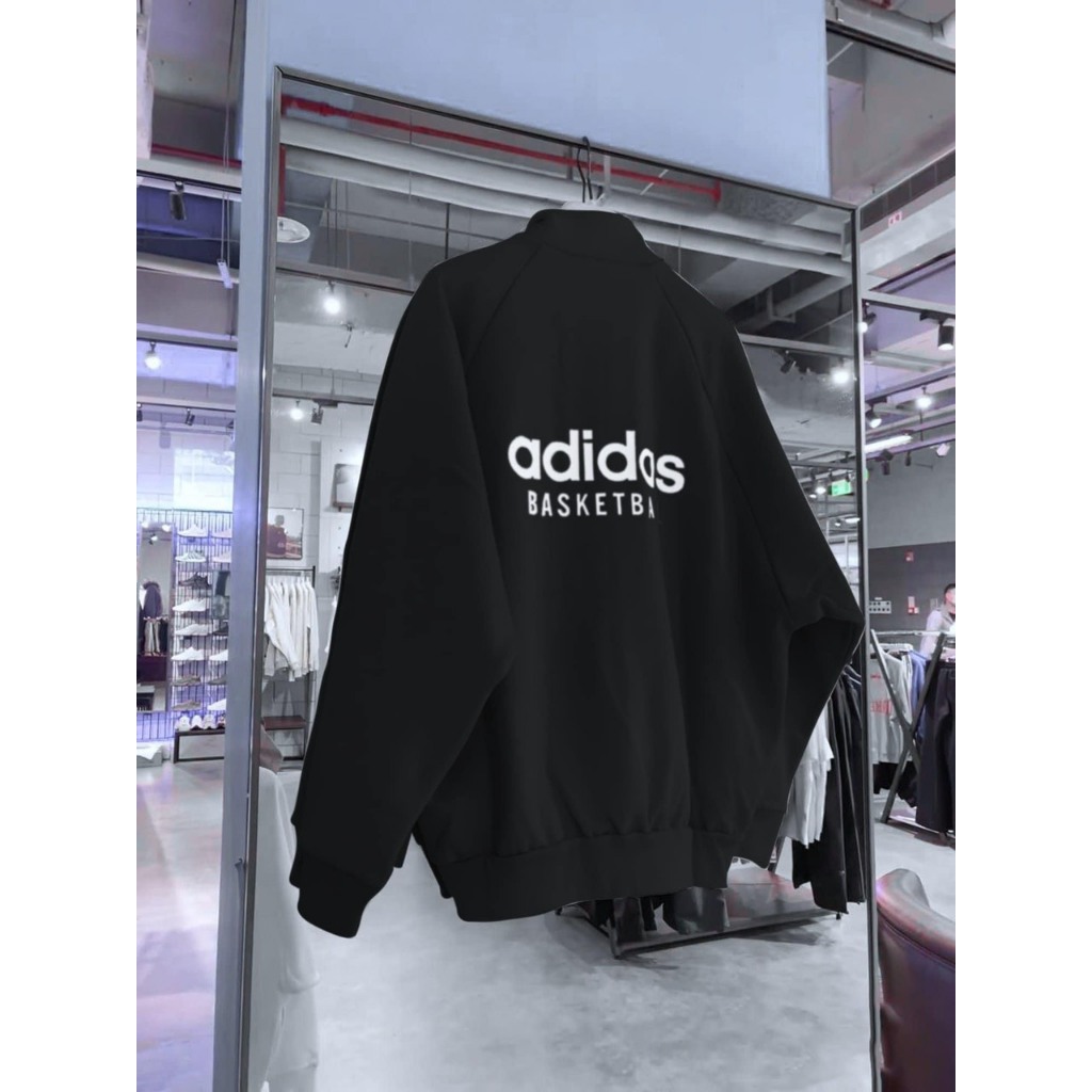 Áo khoác thể thao Adidas cao cấp form rộng basic nam nữ chất poly co dãn áo khoác adidas bomber mẫu mới Sunnyclothing345