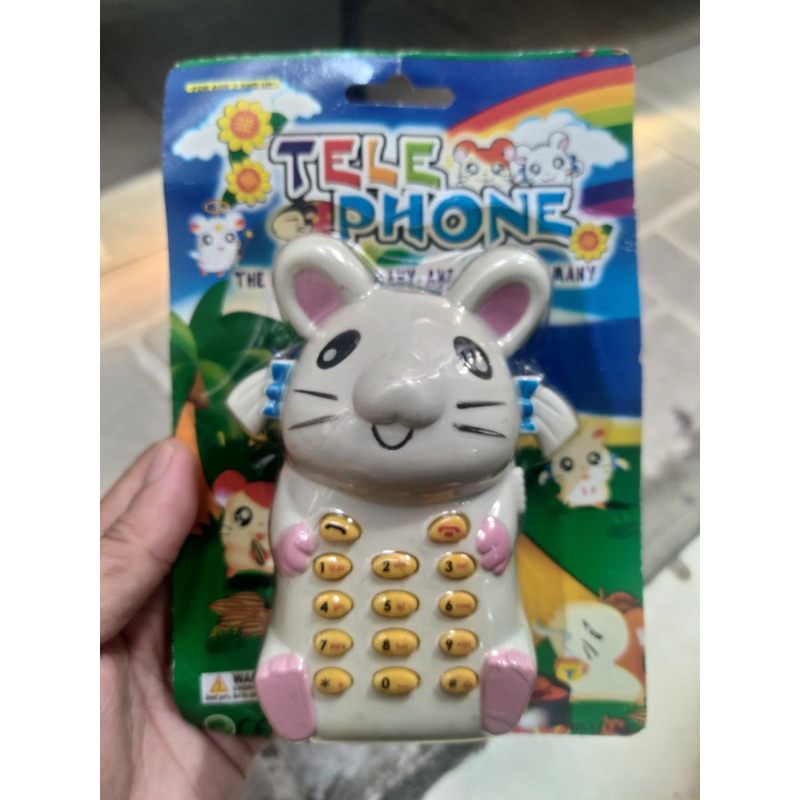 Điện thoại hình con chuột sử dụng pin cho bé siêu dễ thương