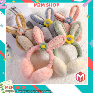 Bịt tai giữ ấm dành cho nữ hình tai thỏ nhiều màu sắc dễ thương xinh xắn, bịt tai mùa đông cute
