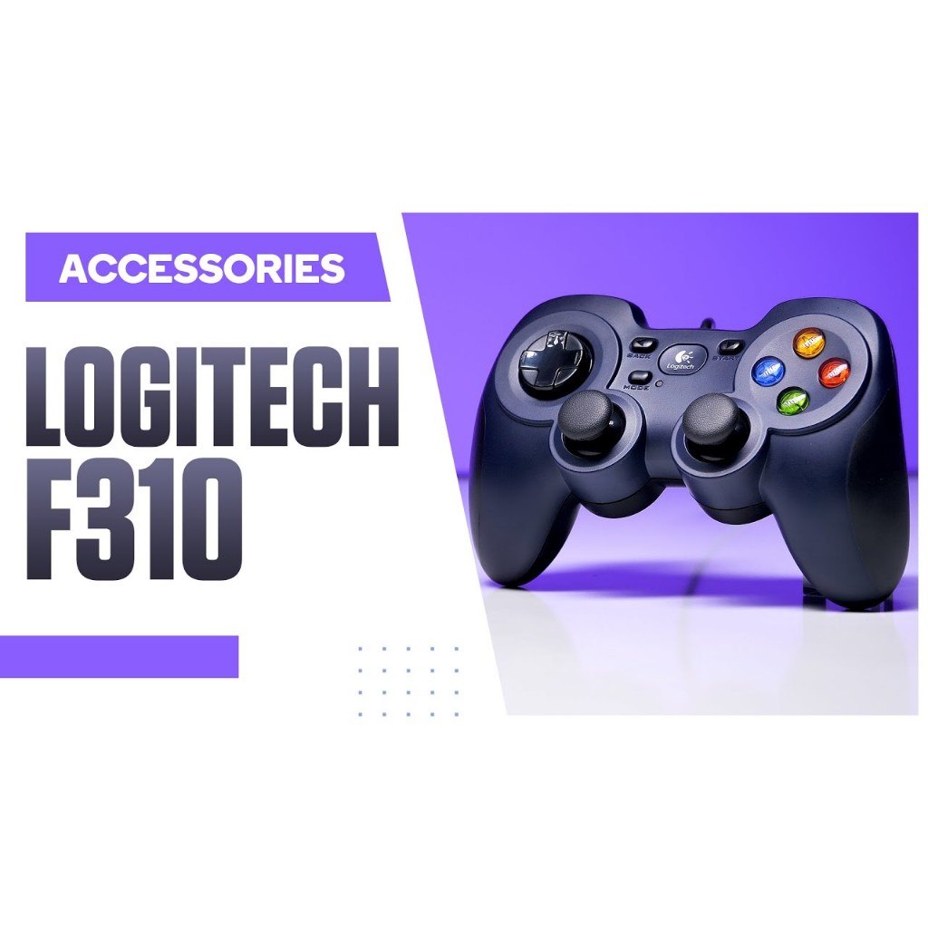 Tay cầm game console có dây Logitech F310-4 phím di chuyển D-Pad, TV Android,dây 1.8m - Hàng chính hãng