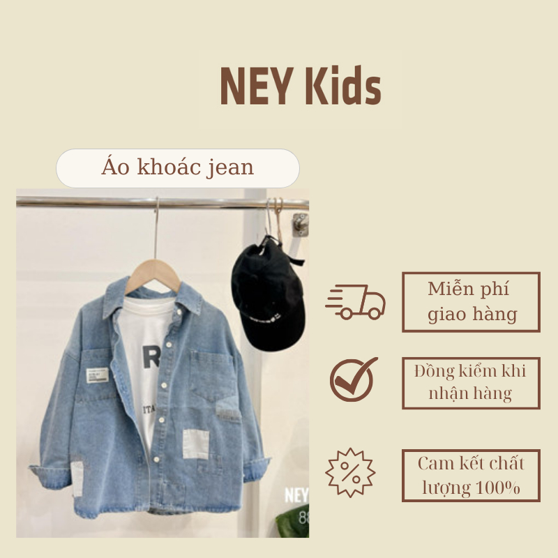Áo khoác cho bé trai và gái