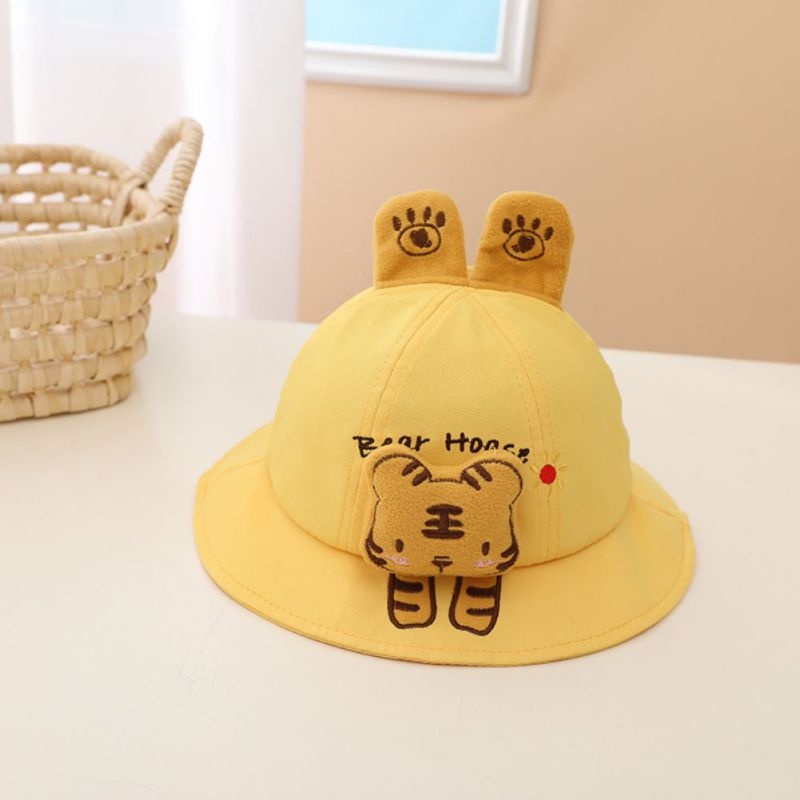 Mũ Nón Bucket có vành hình thú dễ thuơng cho bé trai bé gái 1 - 4 tuổi Xinh Xắn