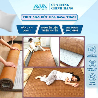   GIAO NGAY  Nệm Chiếu Mây Điều Hòa xuất Nhật có đai 4 góc cố định nệm chống trượt êm mềm mát mẻ gọn nhẹ dễ vệ sinh 